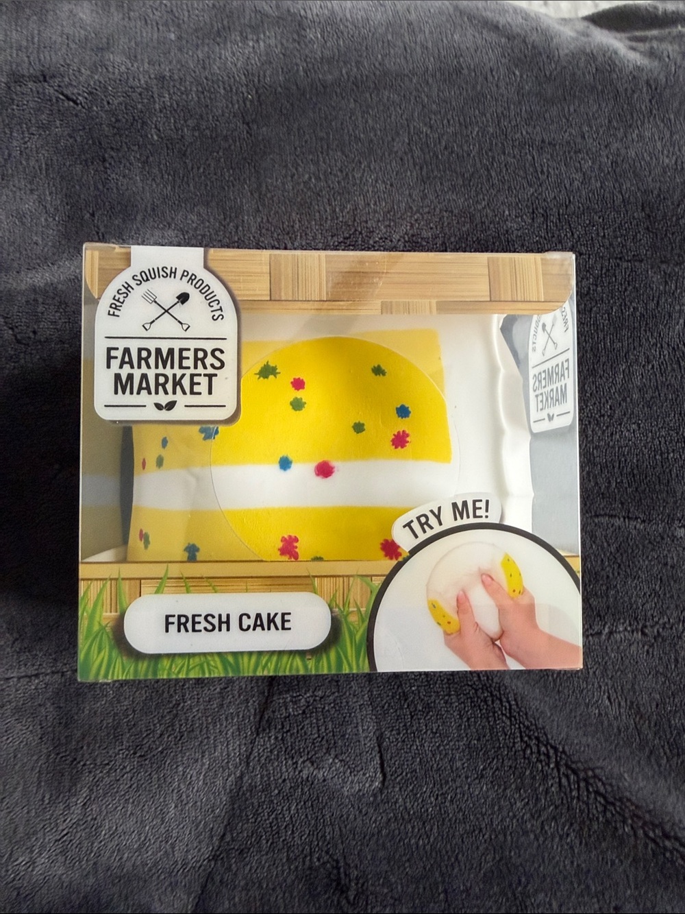 Fresh Cake Yellow confetti Squishy Toy NIOP